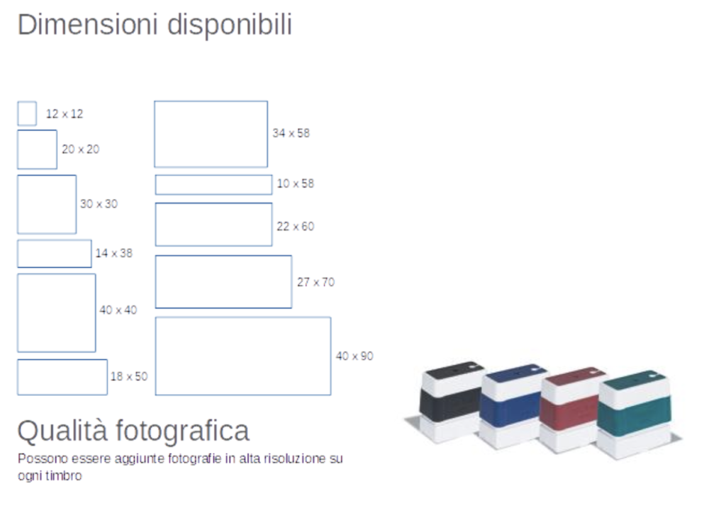 Brother AP-SC2000 Dimensioni disponibili